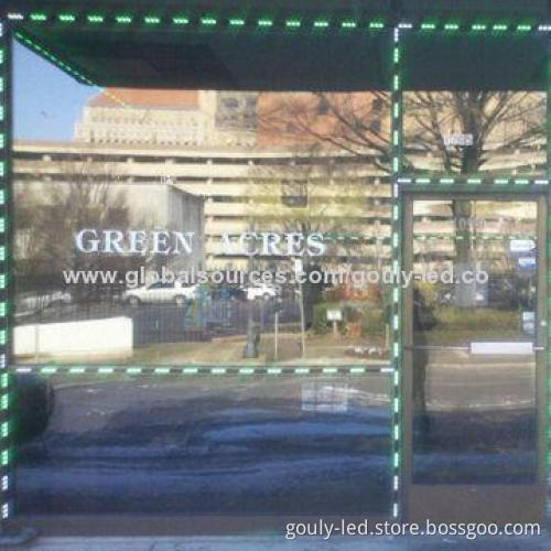 New LED light for store front window